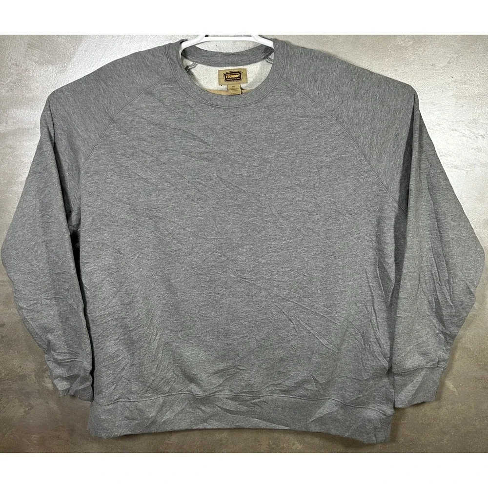 Foundry Sweatshirt Grey‎ Mens 3XL Pullover Everyday Casual Wear Soft NWT